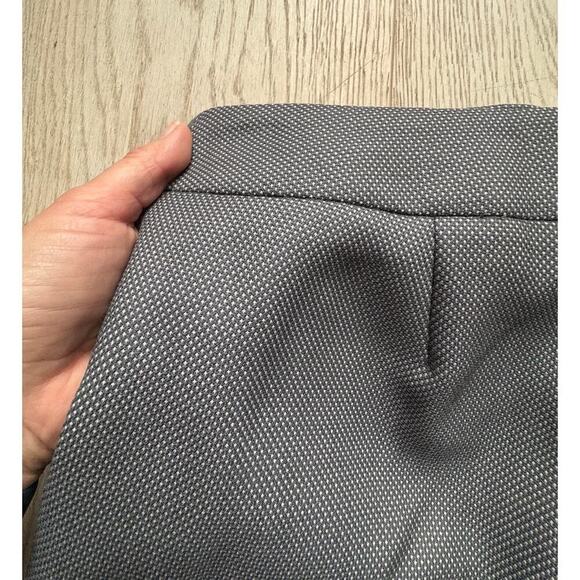 Hobbs London Tailored Gray Houndstooth Trousers - Size 8 $270 - Picture 5 of 8